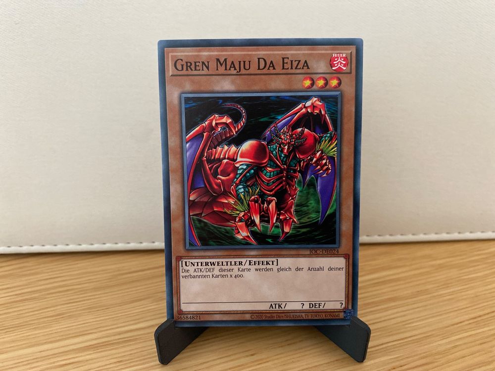 Yu-Gi-Oh! Sammelkarte: Gren Maju Da Eiza OP12-EN004 Super Rare Unlimited Edition