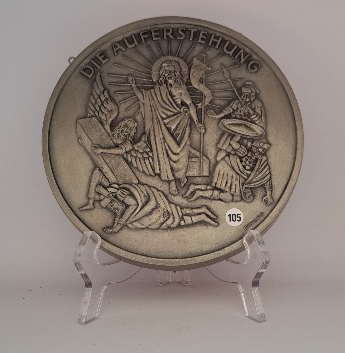 Piatti: Zinn-Reliefs "Neues Testament" 8 herrliche Teller – Nuovo (secondo la descrizione) da Sta. Maria V. M. venduto da saira2017 5