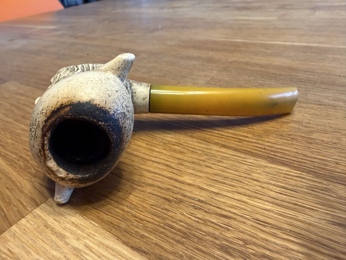 Pipe & Accessori: Alte Pfeife mit Kopf, Tabak Pfeife Meerschaum Pfeife – Usato da Goldach venduto da Messerguru 4