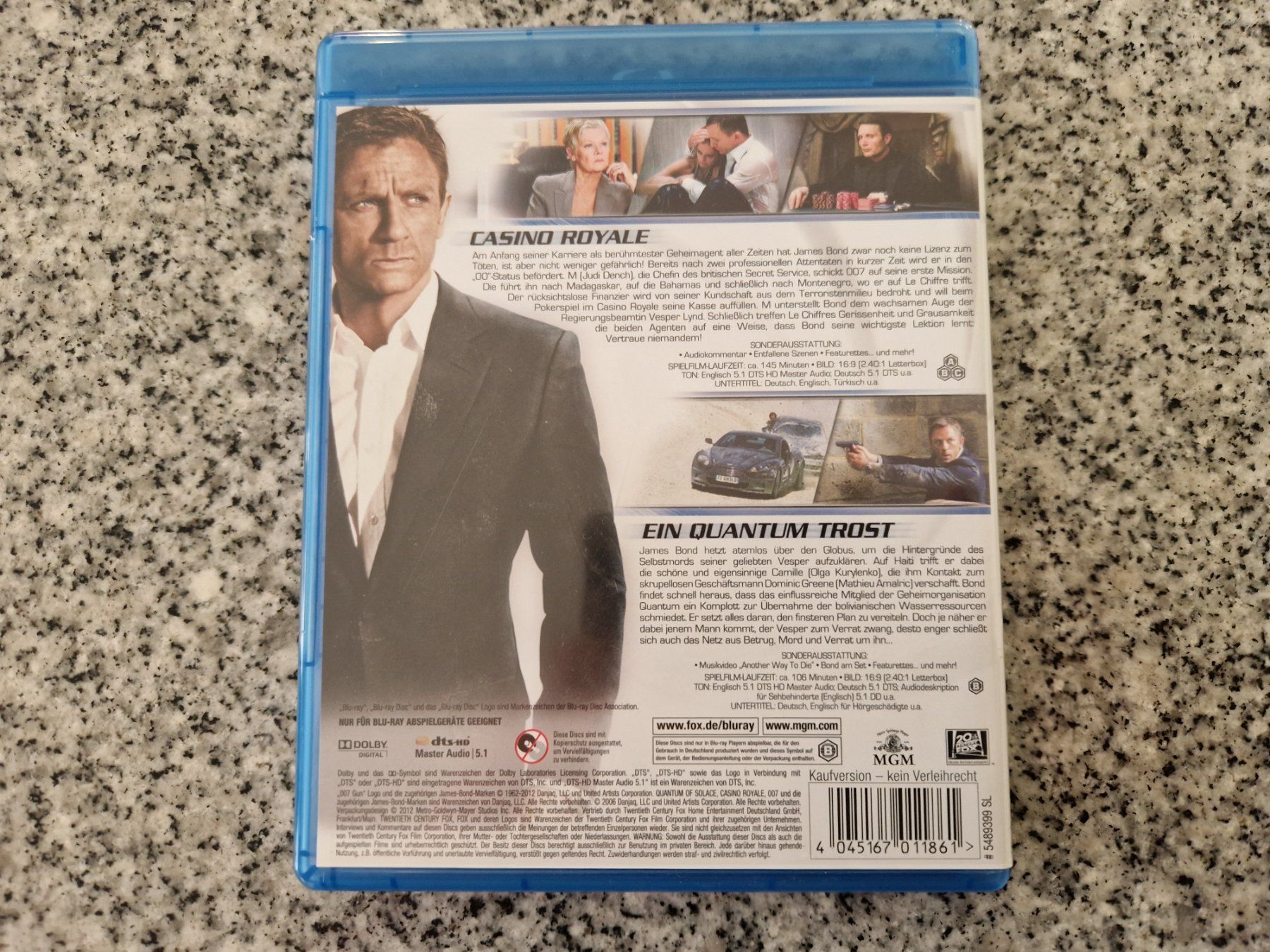 Tutti i DVDs: 007 Daniel Craig Blu-Ray Topzustand – Usato da Buchs SG venduto da Herc01 2