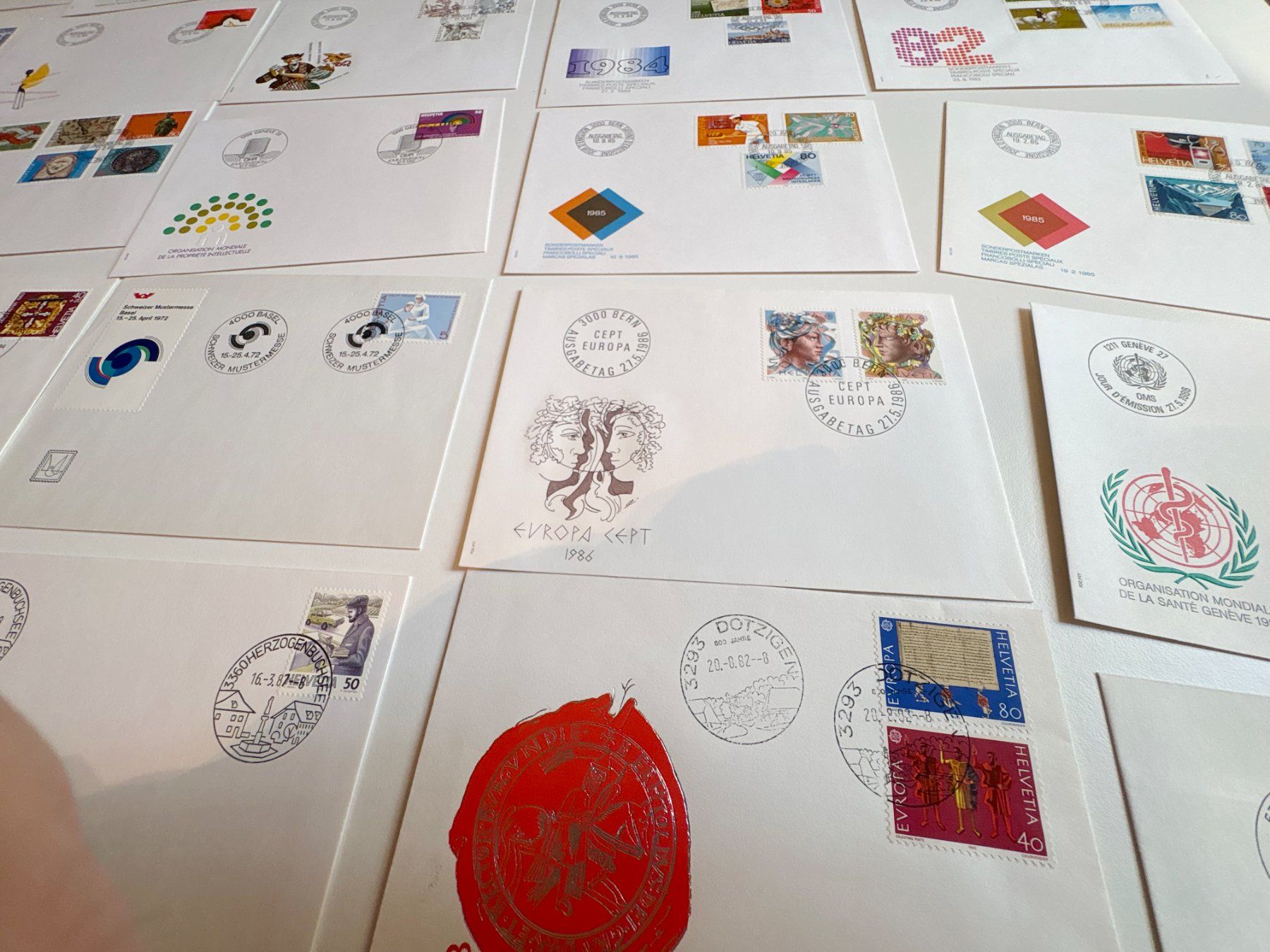 Tous les timbres: FDC LOT HELVETIA – D'occasion à Riva san vitale par abd_p86k 2