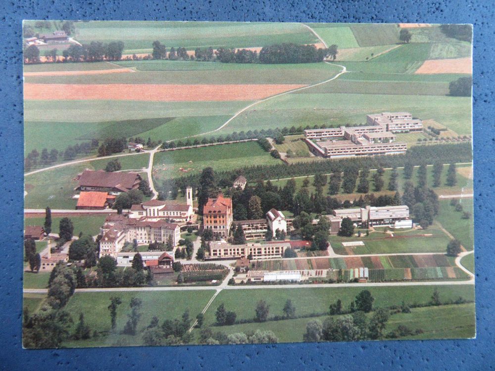BALDEGG SCHULE UMD KLOSTER FLIGERAUFNAHME AERO-FOTO (Gebraucht) in ...