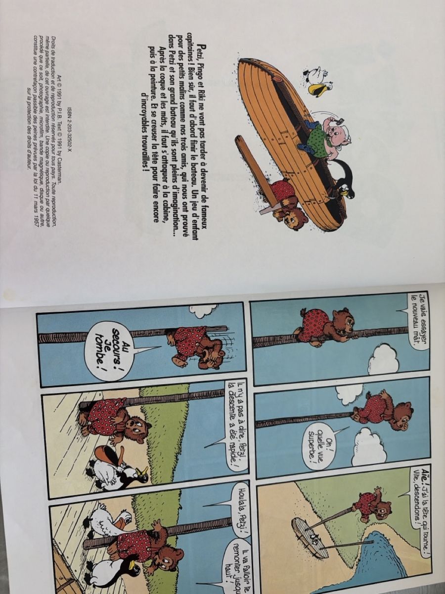 Fumetti: BD Petzi lève l’ancre no 2 – Usato da Echallens venduto da JAR69 2