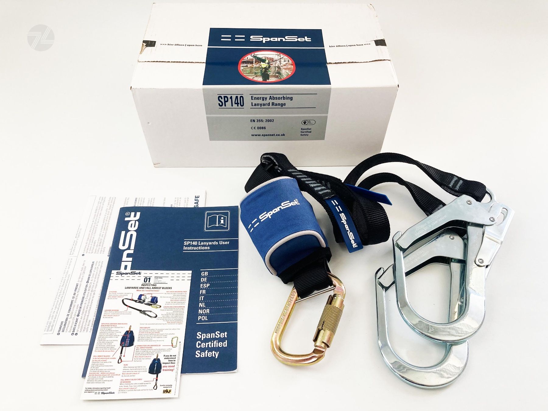 SpanSet SP140 Auffanggurt Fallschutz Falldämpfer - Unbenutzt (Neu ...