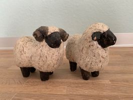 Ueli Schmutz Keramik Schaf und Schafbock
