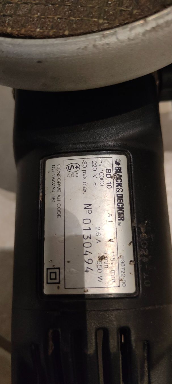 Smerigliatrici & Lucidatrici: Winkelschleifer Black&Decker – Usato da Rorschach venduto da Aqua04 2