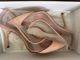 Manolo Blahnik 36.5 neu - nude