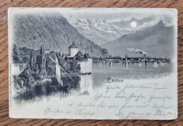 Château Chillon 1898, v. Territet n. Freiburg Baden