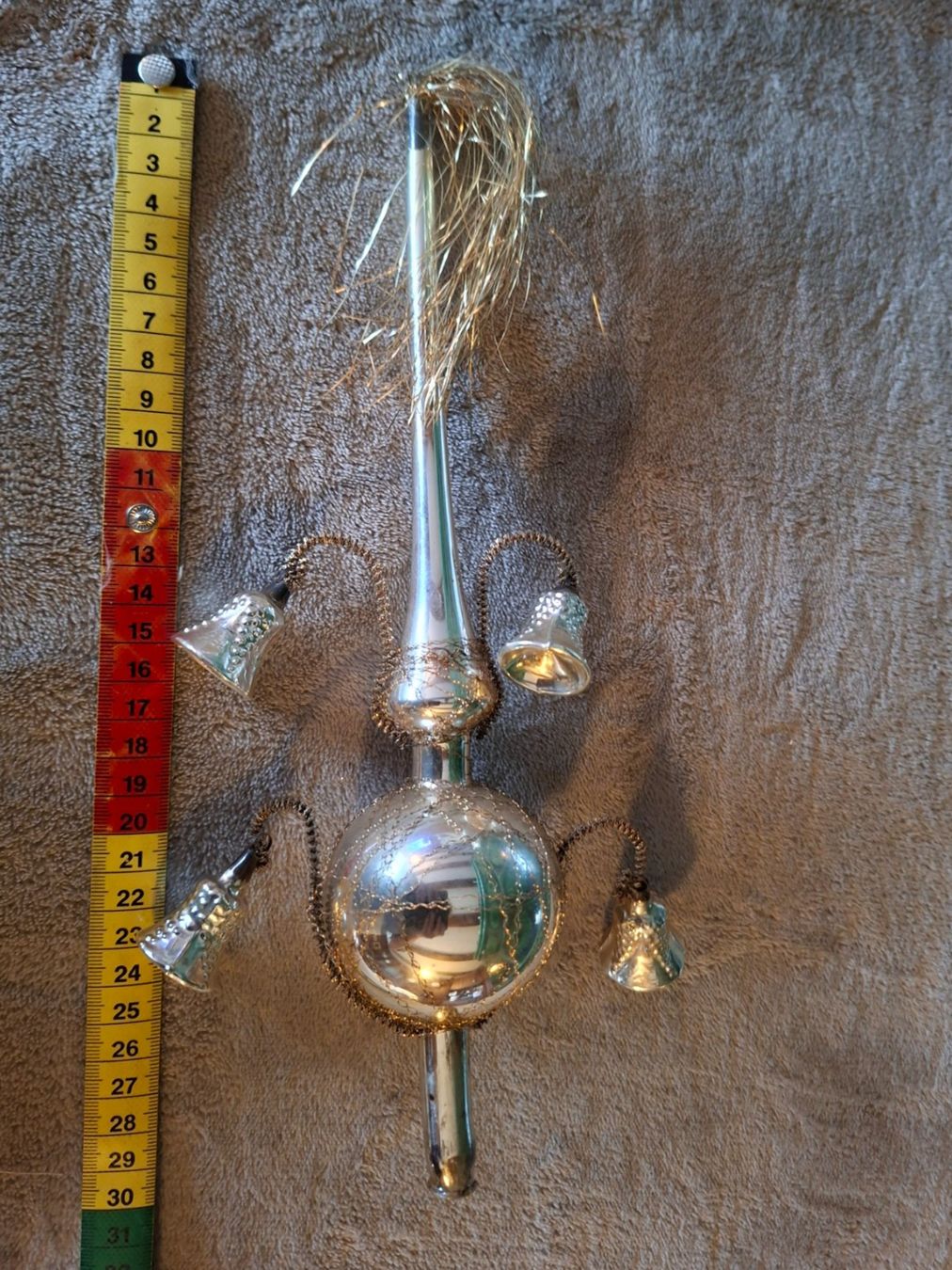 Alle Dekorationen: Antiker, wunderschöner Weihnachtsbaumspitz Glas gebraucht – Gebraucht aus Otelfingen von silver-moon 3