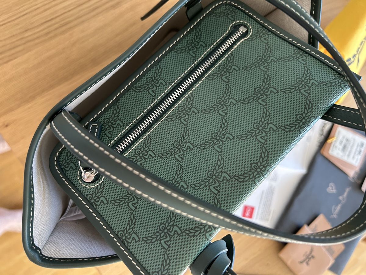 Mcm Borse da donna: MCM Himmel mini Handtasche Grün – Nuovo (secondo la descrizione) da Pratteln venduto da Fashionette.D.D. 6