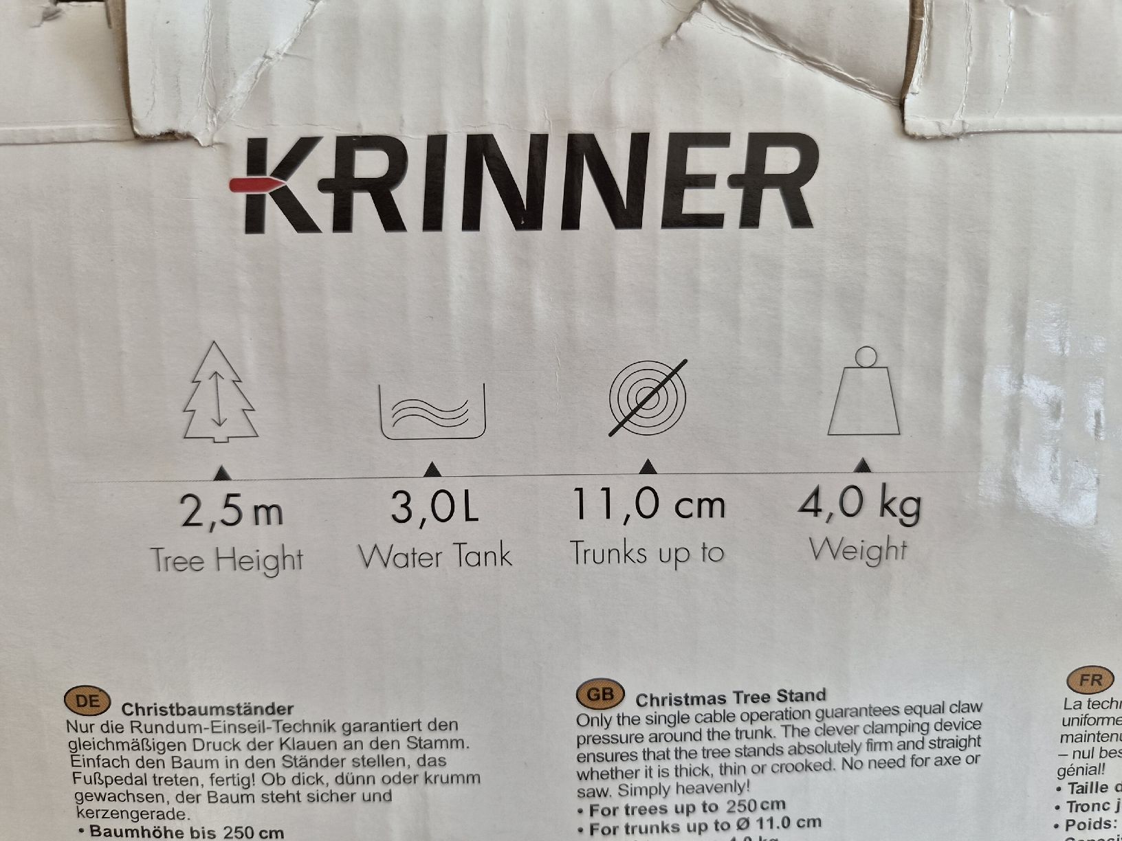 Krinner Christbaumständer: Christbaumständer – Gebraucht aus Hohenrain von mei_7mrw 3