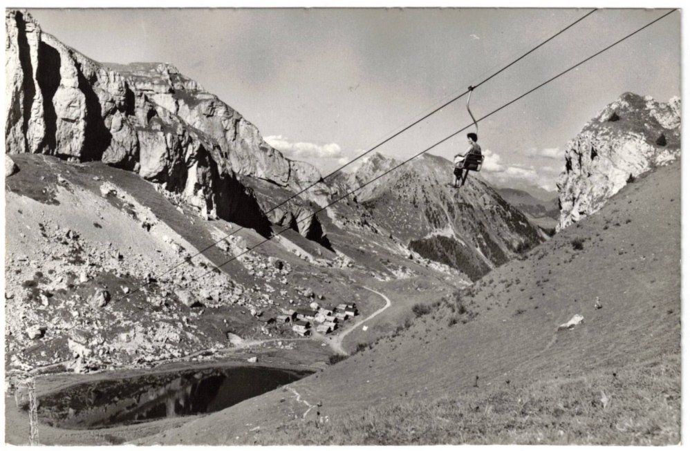 Cartoline postali: Leysin - Sessellift Aï--Berneuse – Usato da Binningen venduto da Mountainrider