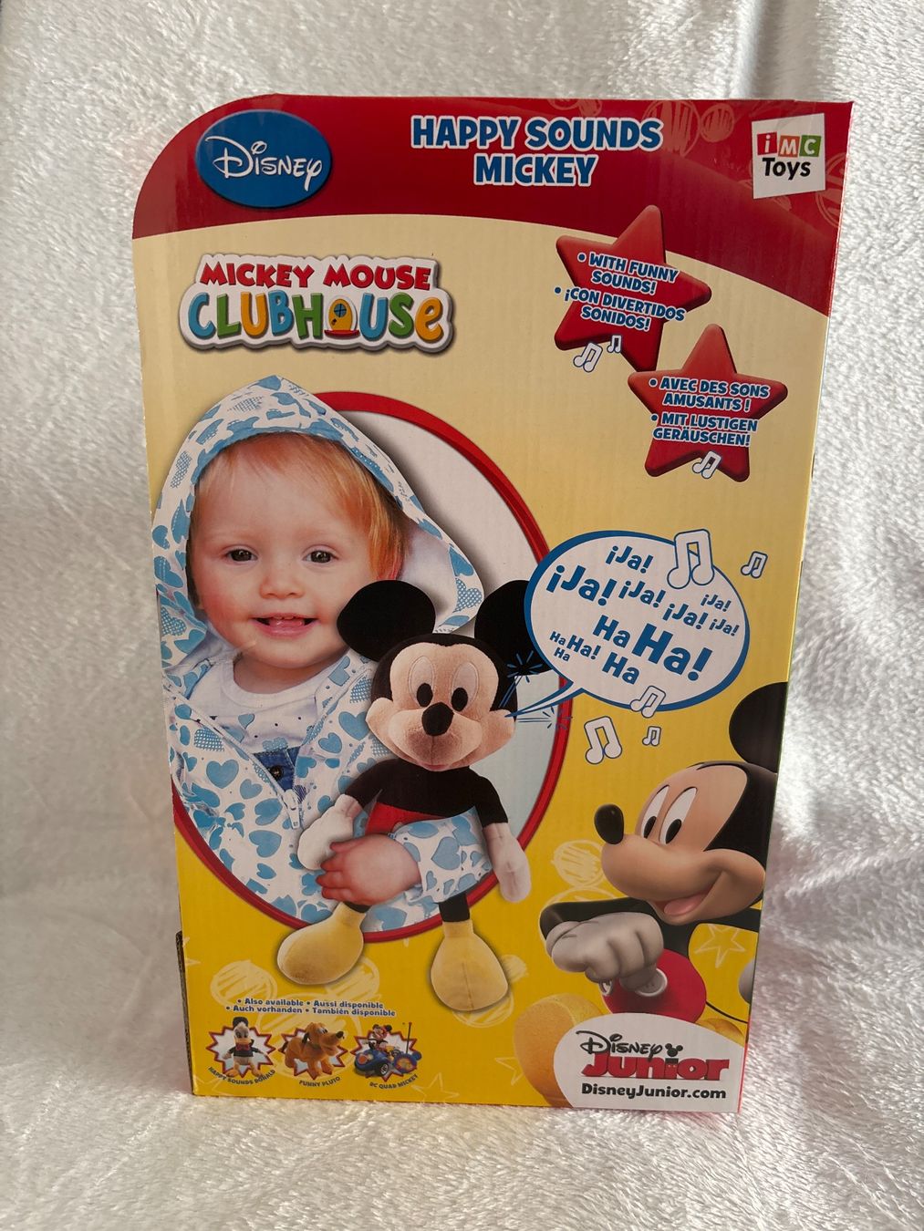 Disney Giocattoli: Mickey Mouse Plüschfigur, mit Sound, Top! – Nuovo e nell'imballaggio originale da Oberegg venduto da MR-shop 1