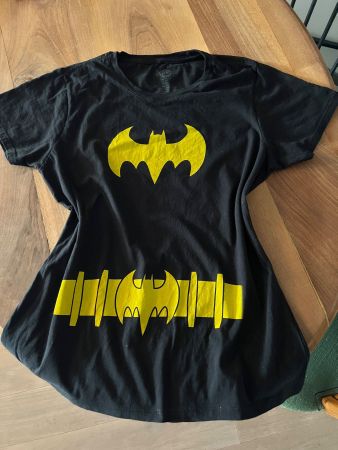Batman / Batgirl-Kostüm T-Shirt - DC Comics XL (eher M/L)