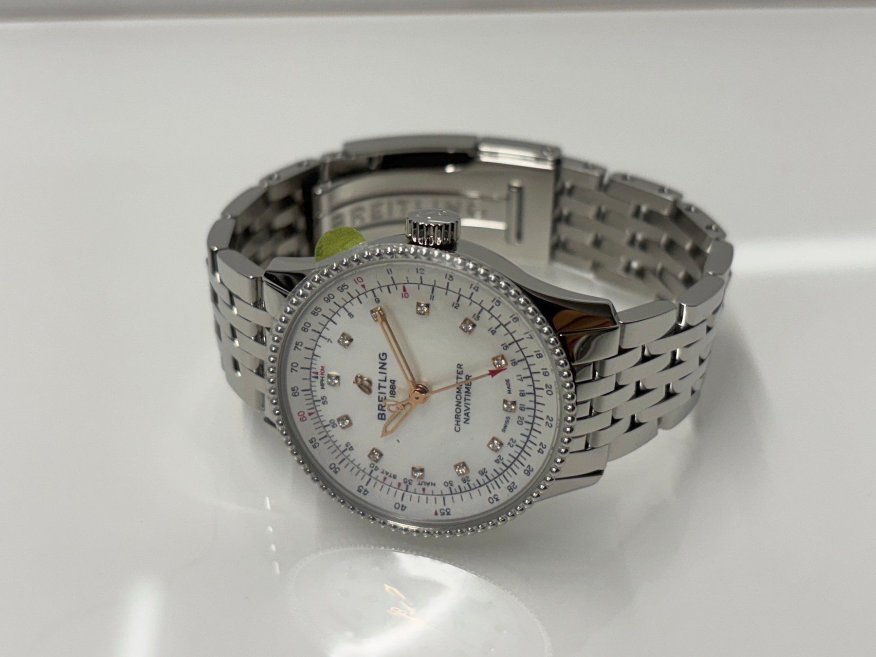 Breitling Montres: Breitling Navitimer Automatic 35 MOP Diamant – D'occasion à Grenchen par chaga1234 4