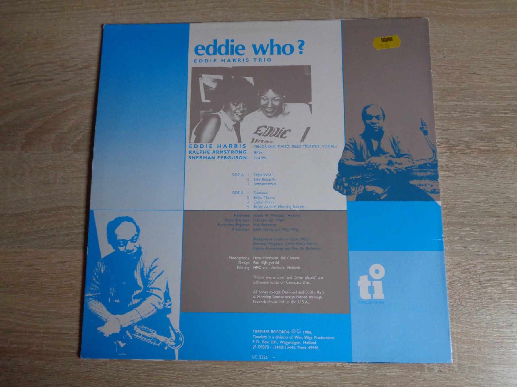 Schallplatten: EDDIE HARRIS - EDDIE WHO ? – Gebraucht aus Weiningen ZH von Princebebe 1