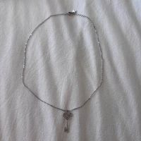 Swarovski Silberkette mit Schlüssel-Anhänger