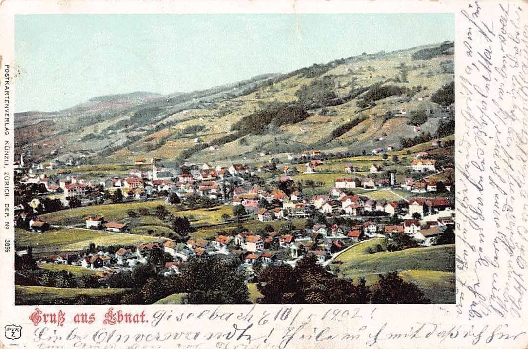 Cartoline postali: GRUSS aus EBNAT – Usato da Winterthur venduto da SchatzchischtliWinti