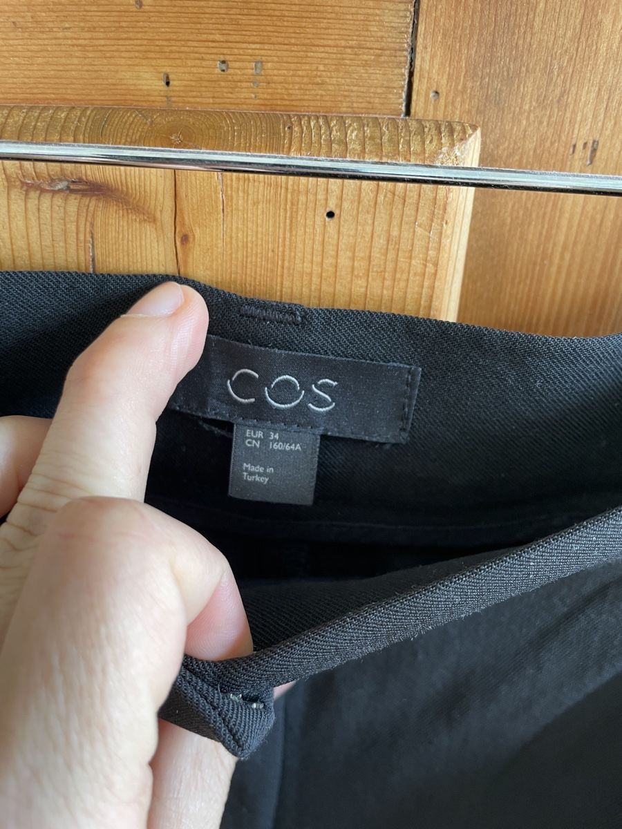Cos Pantaloni: COS | Hose | schwarz | Wolle | Grösse 34 – Usato da Zürich venduto da samira12382 3