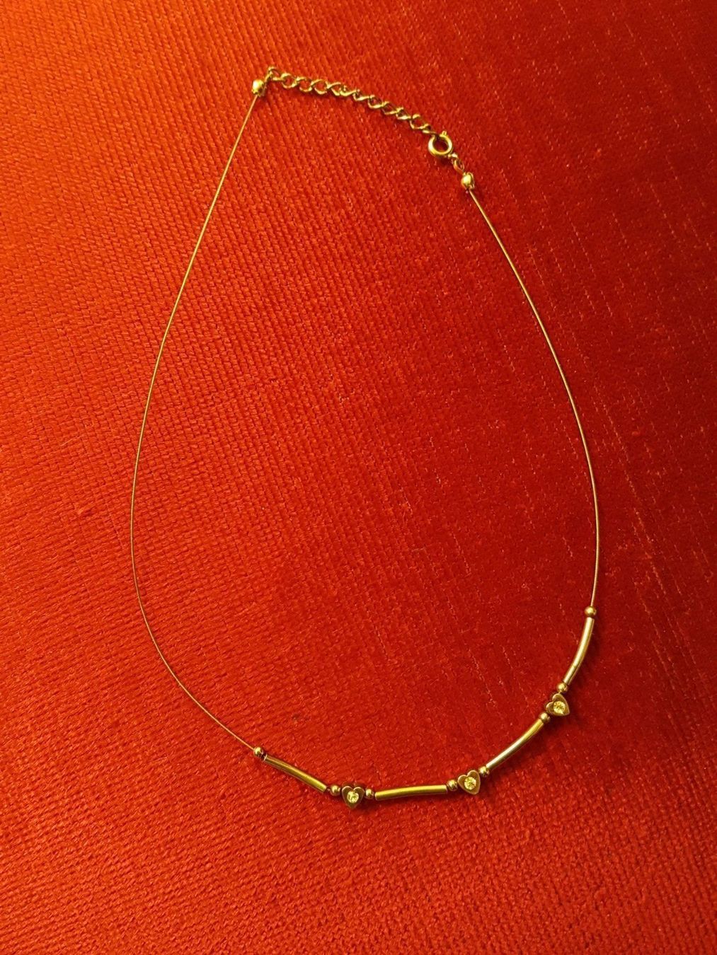 Catenine: Kette Herzen a.Draht, ca. 40cm, silberf. – Usato da Ettingen venduto da Maranathatalitha 3