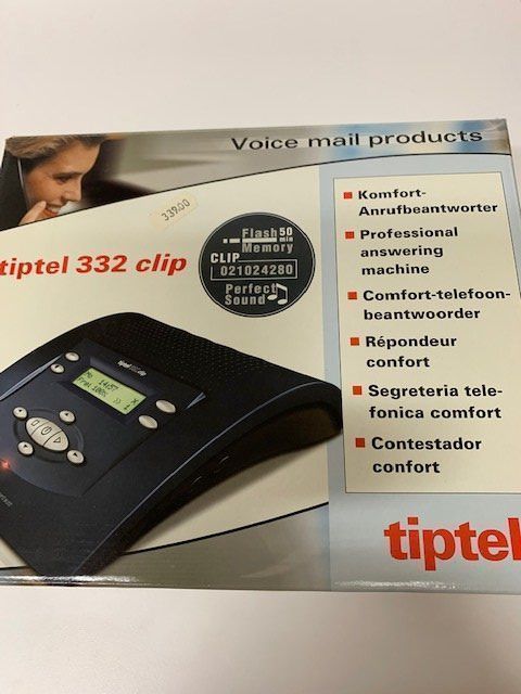 Tiptel Telefoni: Anrufbeantworter tiptel – Nuovo e nell'imballaggio originale da Stäfa venduto da pappeln11