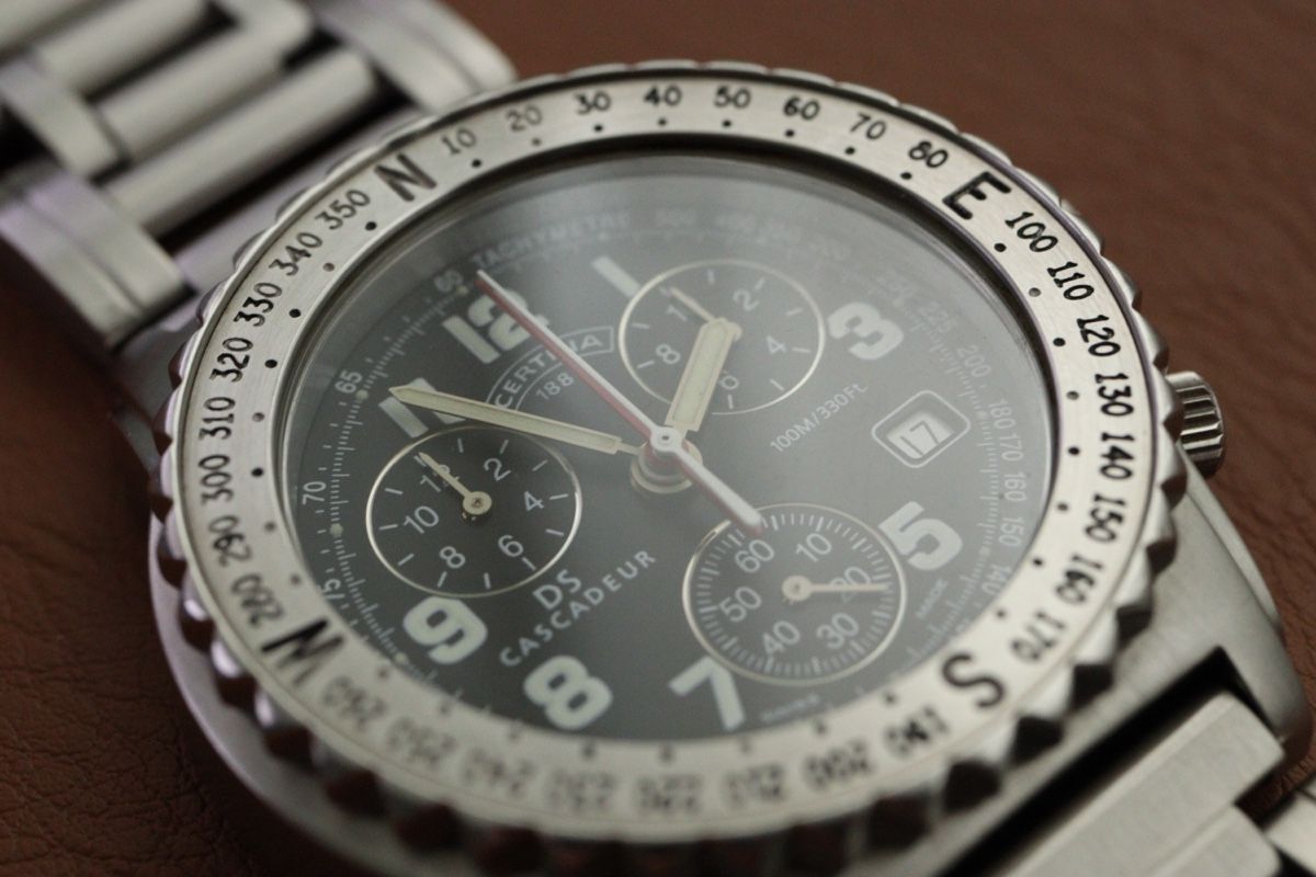 Certina Orologi: Certina DS Cascadeur Chronograph – 40 mm – Usato da Schaanwald venduto da travelintime01 8