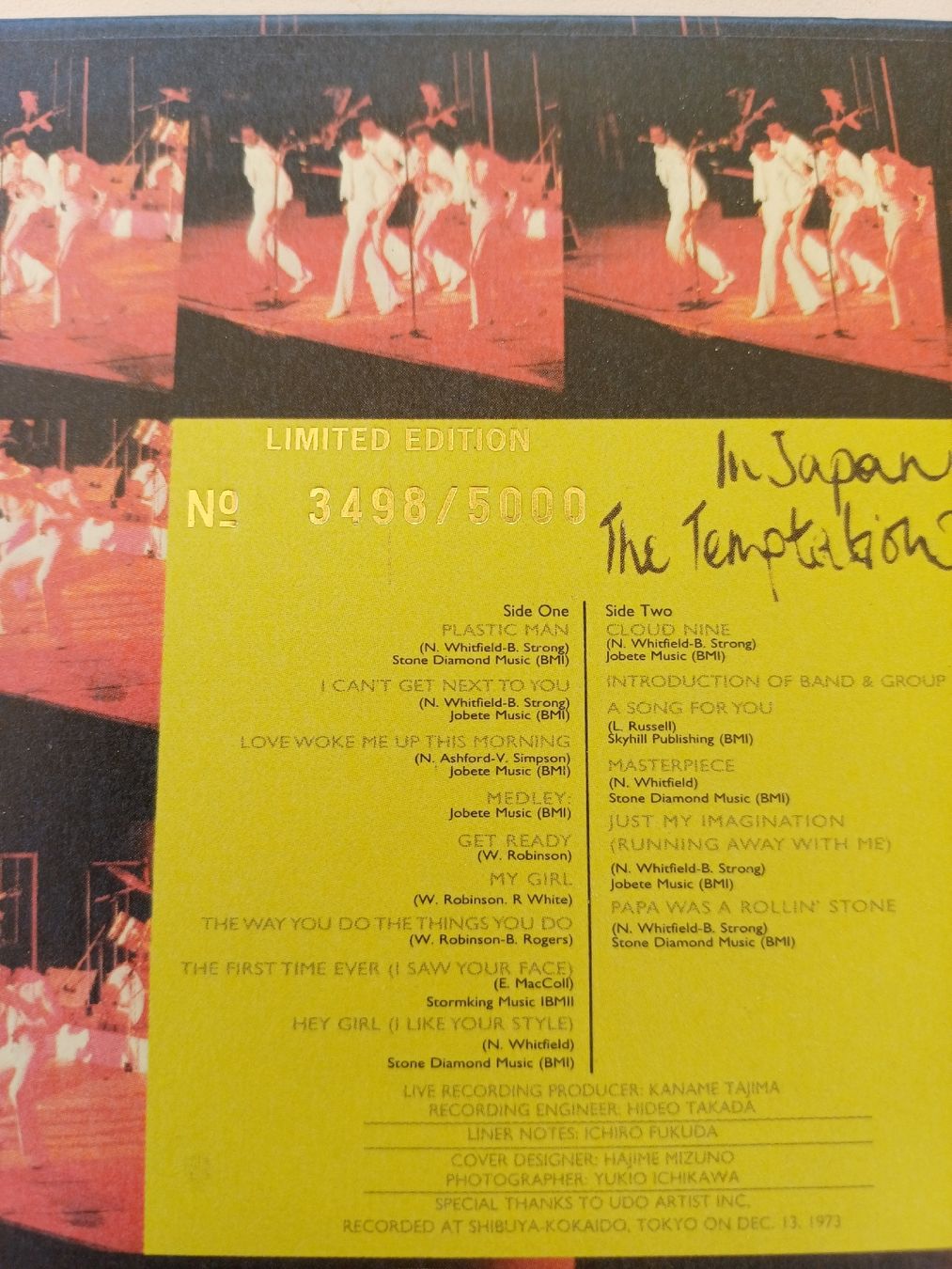 CD: The Temptations "Live in Japan" CD-Digi-Cardbox – Nuovo (secondo la descrizione) da Begnins venduto da Drastic-Sound 2