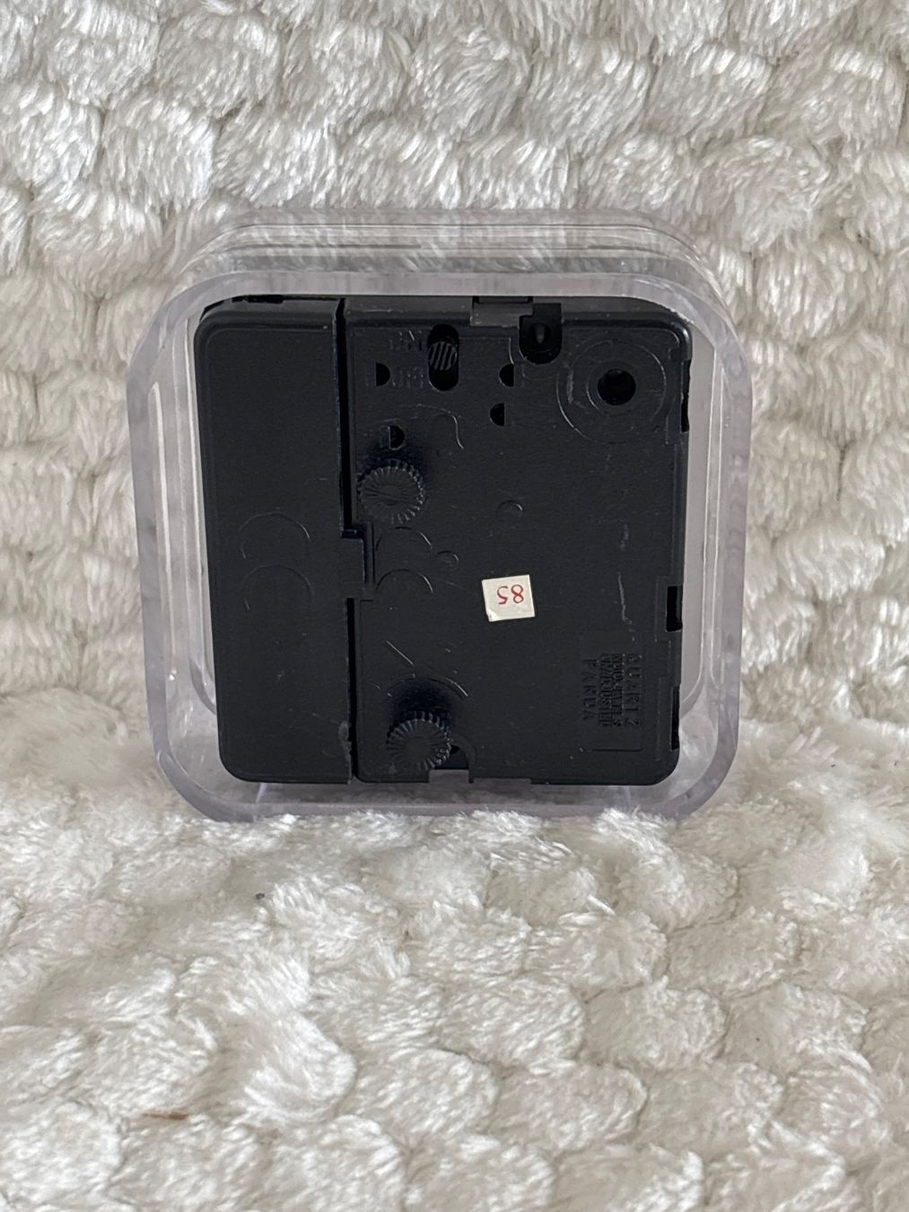 Sveglie: Mini Reisewecker weiss 6x6cm – Nuovo e nell'imballaggio originale da Oberegg venduto da MR-shop 1