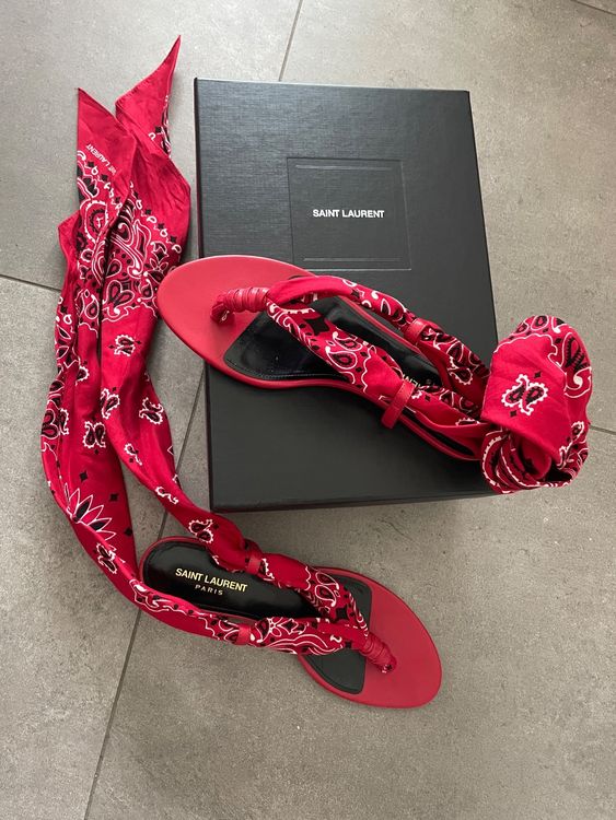 Saint Laurent bandana sandals 38 Kaufen auf Ricardo