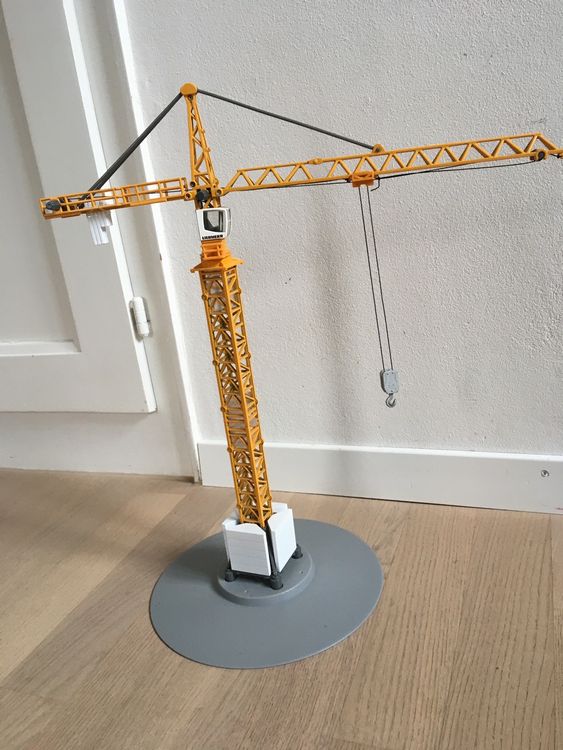 JONRRYIN Ferngesteuerter Turmkran 138cm - 2,4GHz 6-Kanal RC Baukran Mit Licht