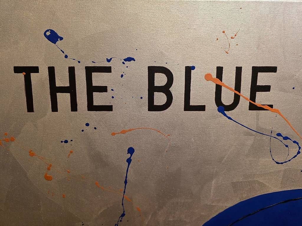 Gemälde: ACRYLBILD "THE BLUE ONE TERRACOTTA" – Gebraucht aus Zollikerberg von Doris11362 4