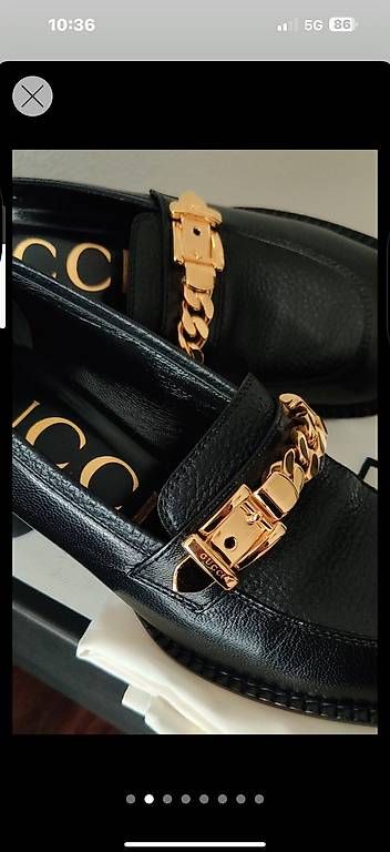 Scarpe da donna: Gucci Sylvie Chain 37 Leder Pumps – Nuovo e nell'imballaggio originale da Schlieren venduto da loli05 1