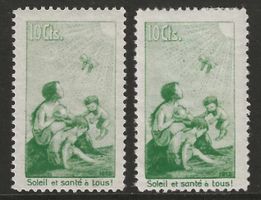 1912 : Pro Juventute Vorläufer II (1x mit Abart)