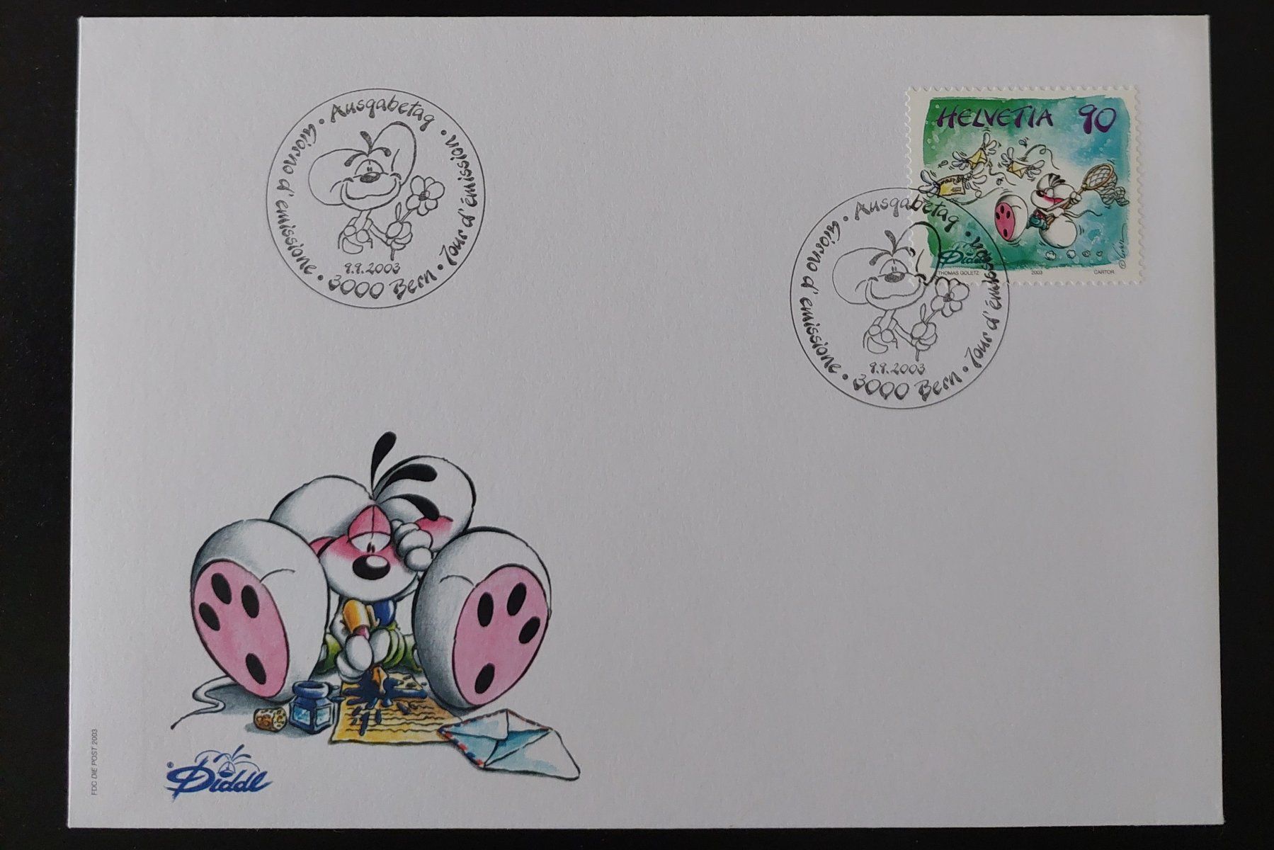 Alle Briefmarken: Ersttagsbriefe "Diddl und seine Freunde" – Neu (gemäss Beschreibung) aus Ebikon von Sasa_1993 3