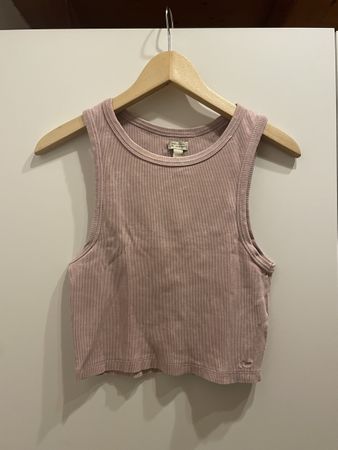 Pull&Bear cropped Top, Rosa, Grösse XL