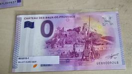 France billet touristique 0 euro Chateau Beaux-de-Proivence