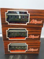 LILIPUT:DC: 3 X SBB PERSONENWAGEN GRÜN OVP