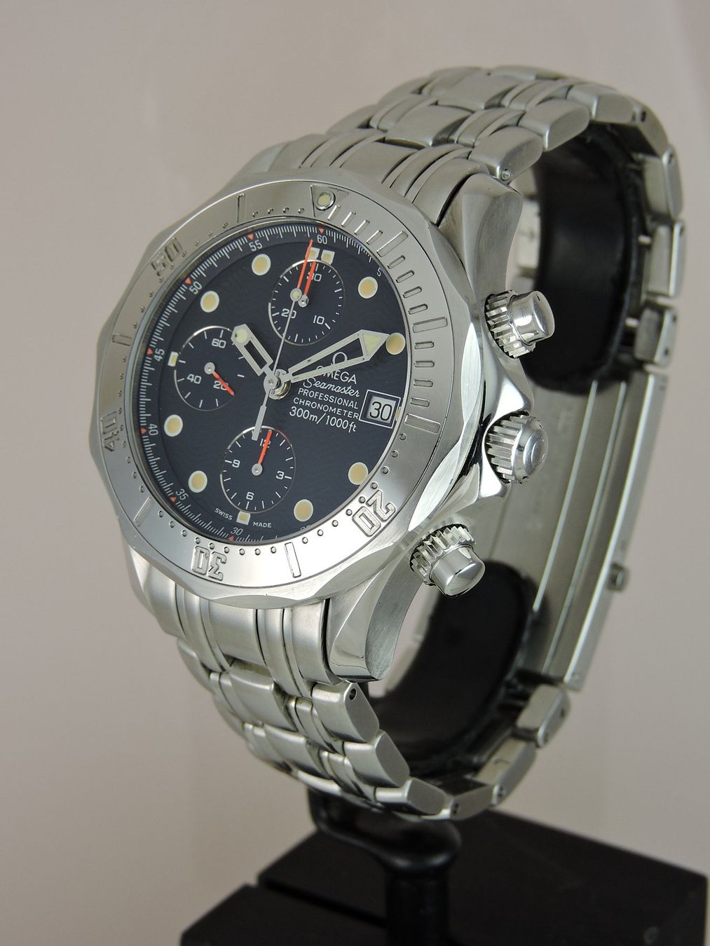 Omega Orologi: 1995 Omega Seamaster 300M Chrono - Serviced, Box & Papers – Usato da Bern venduto da Vintage-Oyster 1