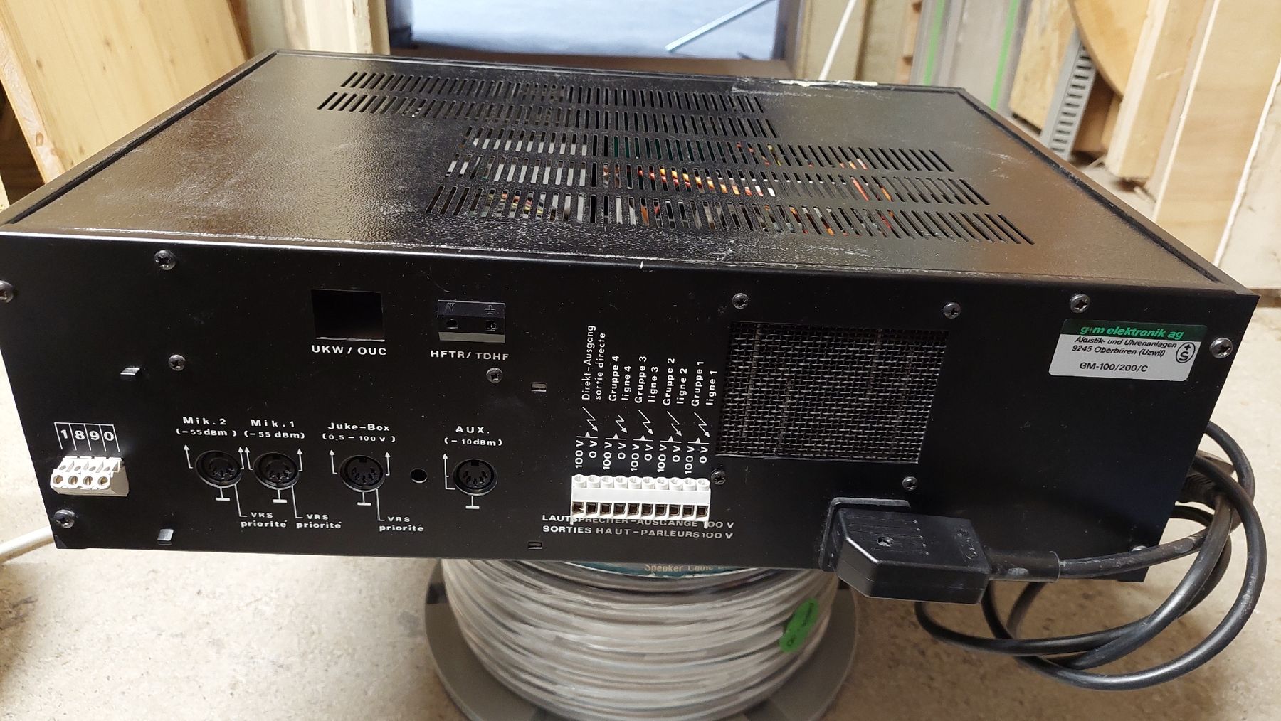 Amplificatori: Beschallungsanlage GM-100/200/C – Usato da Thun venduto da rom_mvc9 1