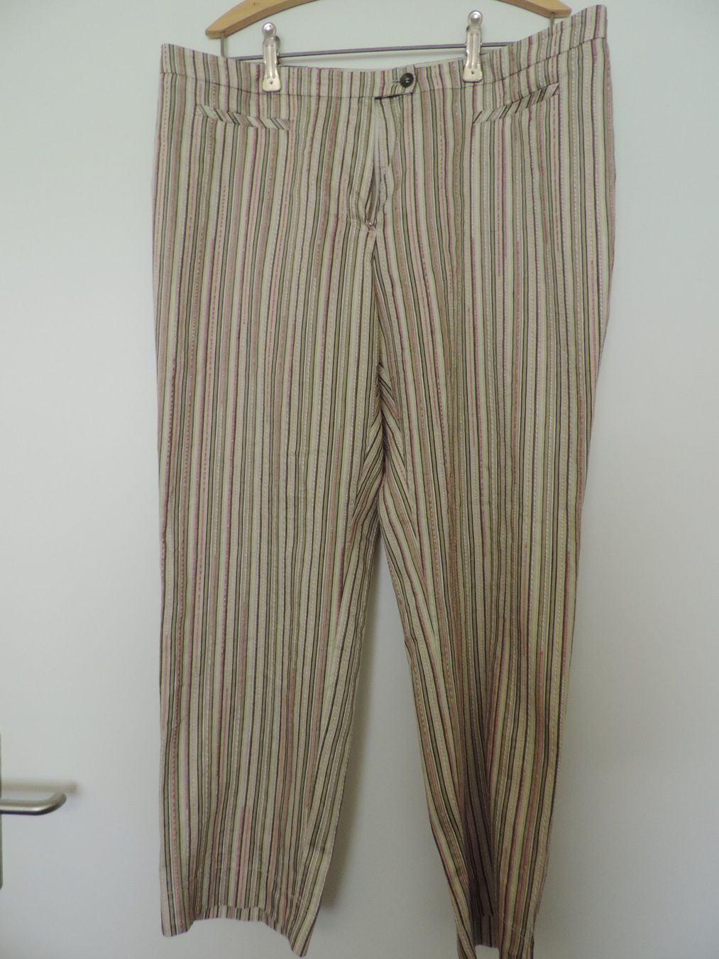 Pantaloni: wunderbare fein gestreifte Hose von Hauber – Nuovo (secondo la descrizione) da Menziken venduto da Feh 3