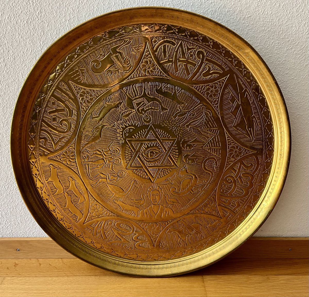 Tutte le decorazioni: MESSING SCHALE zum aufhängen 58.5 cm – Usato da Sarnen venduto da m-basic