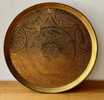 MESSING SCHALE zum aufhängen 58.5 cm