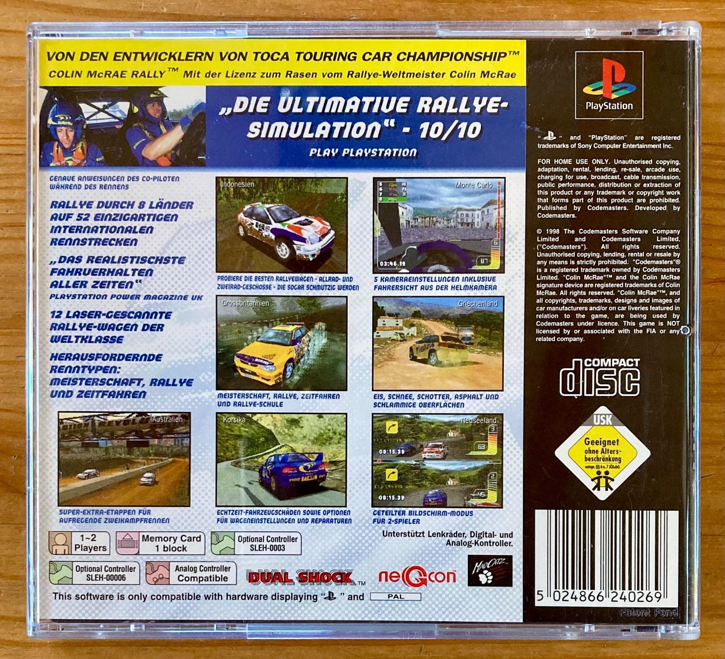Sony Giochi: Colin McRae Rally - PS1 – Usato da Zürich venduto da Djmotionch 3