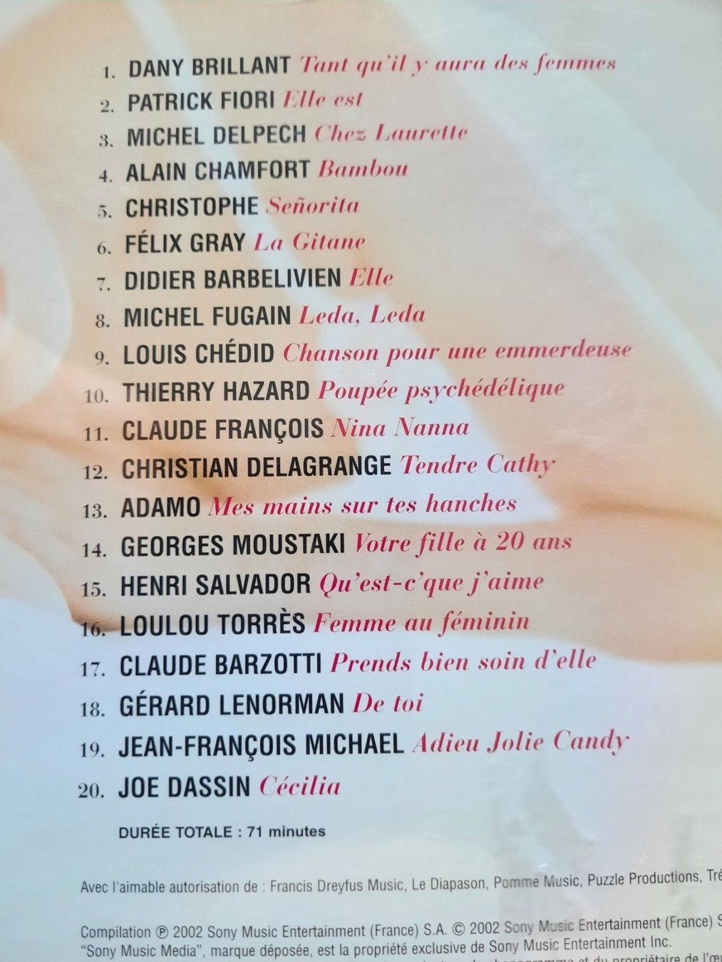 CD: Cd Ils chantent les femmes ( Compilation ) – Usato da Pully venduto da bro_n52j 2