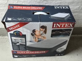 Intex Dura-Beam Deluxe Luftbett Queen-Size, mit Elektropumpe