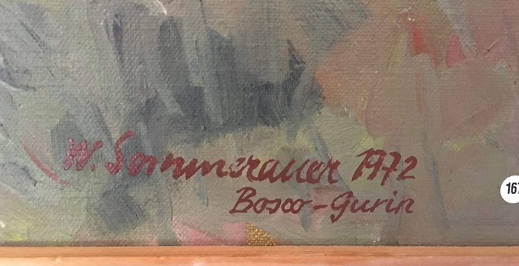 Dipinti: Bosco Curin Walther Sommerauer – Usato da Hausen am Albis venduto da WalterWood 1