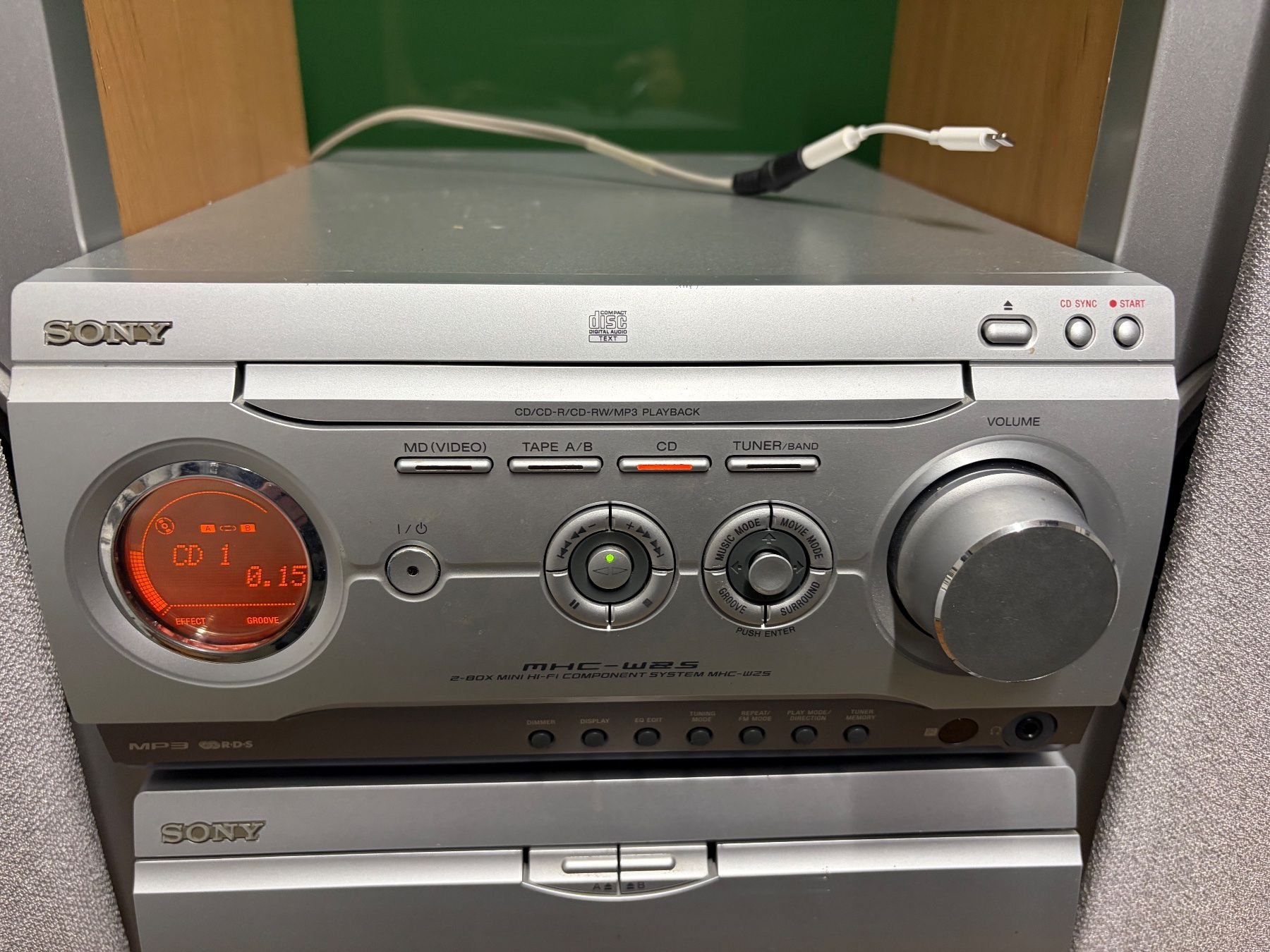 Sony Sistemi audio & multimediali: Sony MHC-W25 - Mini-Hi-Fi-Komponentensystem – Usato da Kirchberg BE venduto da pic.co 1