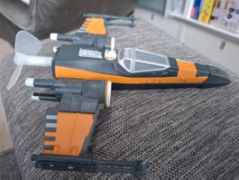 Star Wars X-Wing Fighter orange schwarz