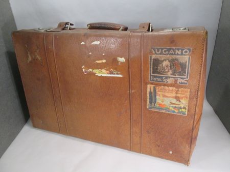 vintage Lederkoffer, schweiz. Produktion / 40-er Jahre