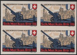 Sch.Mot.Kan.Bttr. 116 - seltener ungezähnter Viererblock